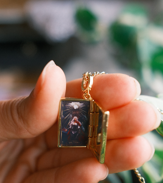 Bookish Locket Necklace