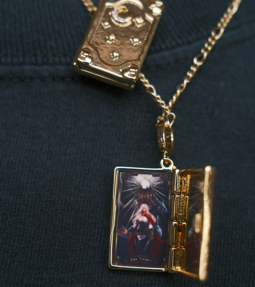 Bookish Locket Necklace