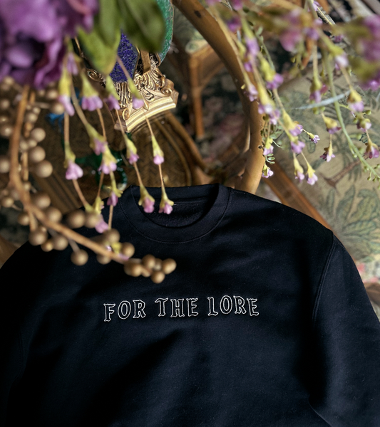 *Preorder* For the Lore Embroider Crewneck