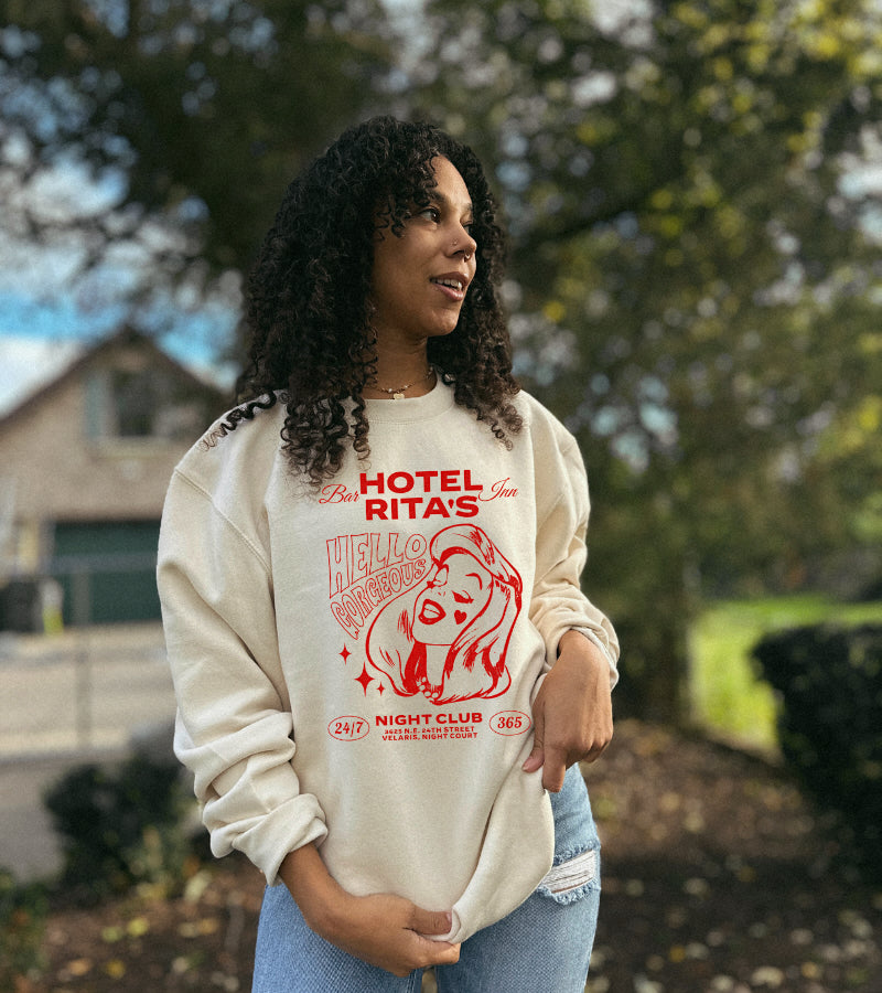 Hotel Rita's Unisex Crewneck