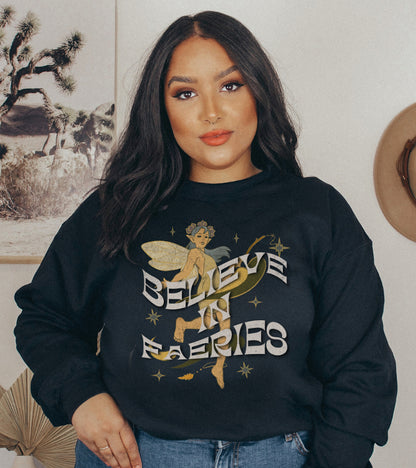 Believe in Faeries Unisex Crewneck