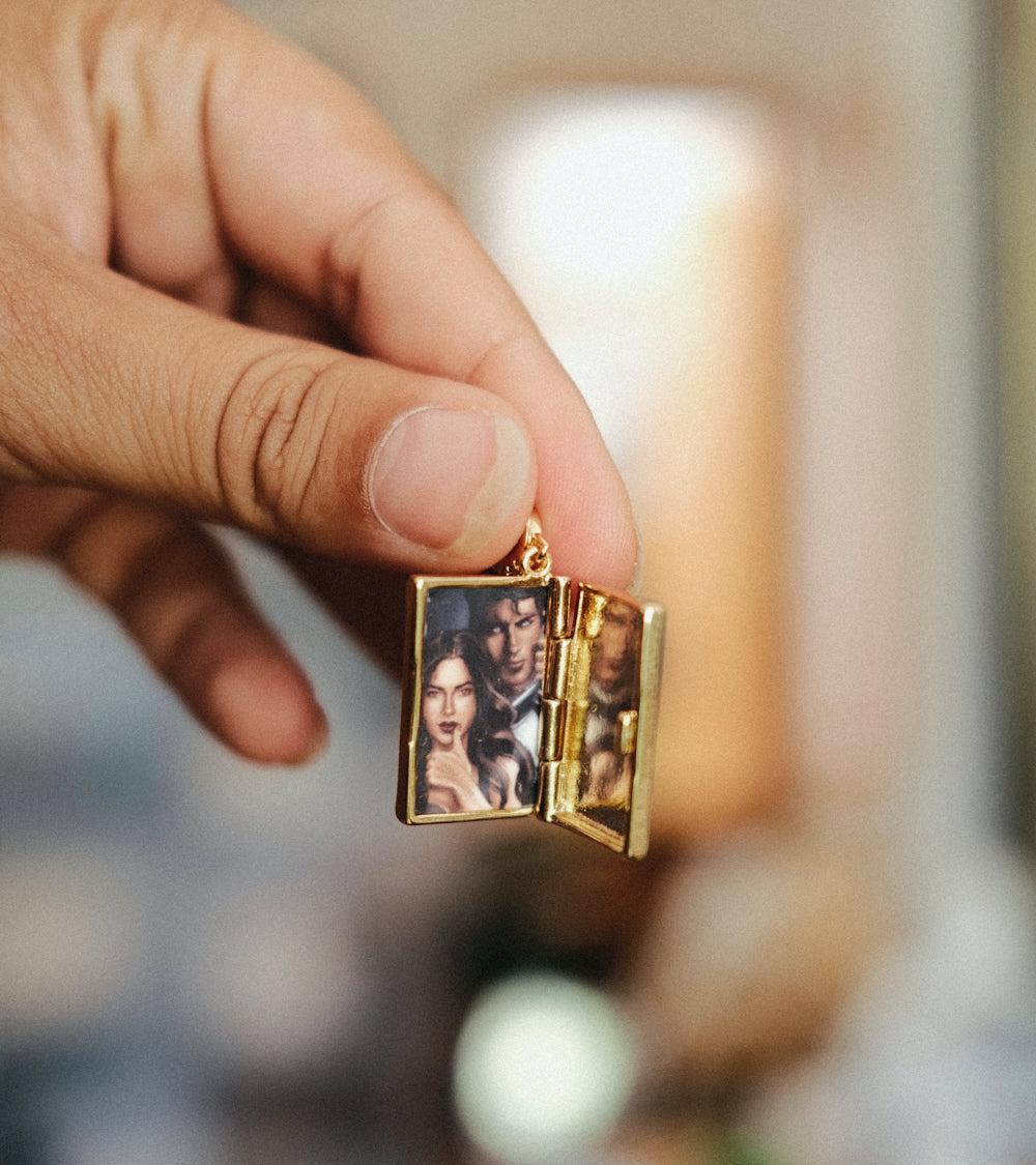 Bookish Locket Necklace