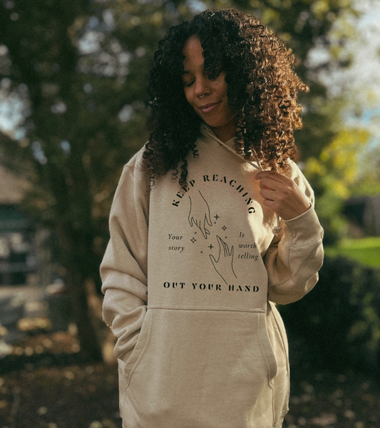 Keep Reaching Out Your Hand Hoodie