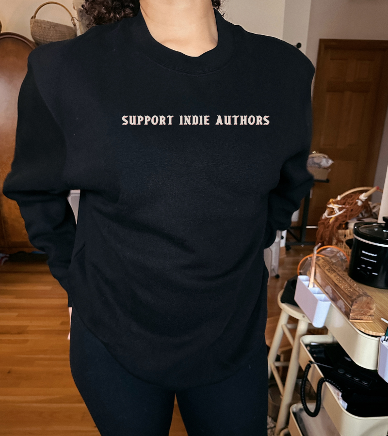 SUPPORT INDIE AUTHORS UNISEX Crewneck