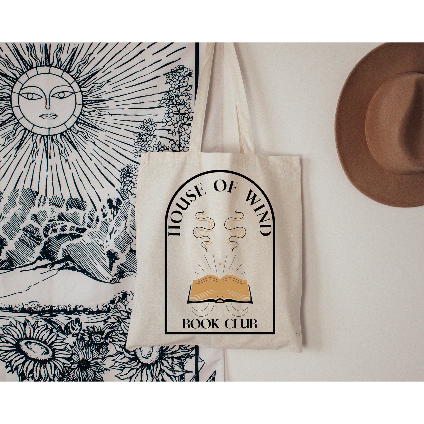 House of Wind Book Club Tote Bag